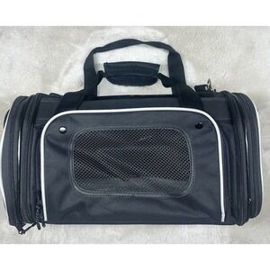 Smiling Paws Pets Airline Approved Pet Carrier  H Black